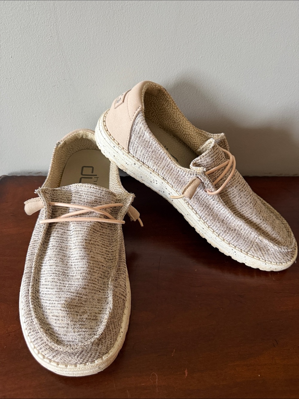 Hey Dude Wendy Knit Slip-On Shoes in Rose